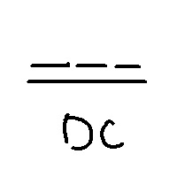 A graphical representation of Direct Current